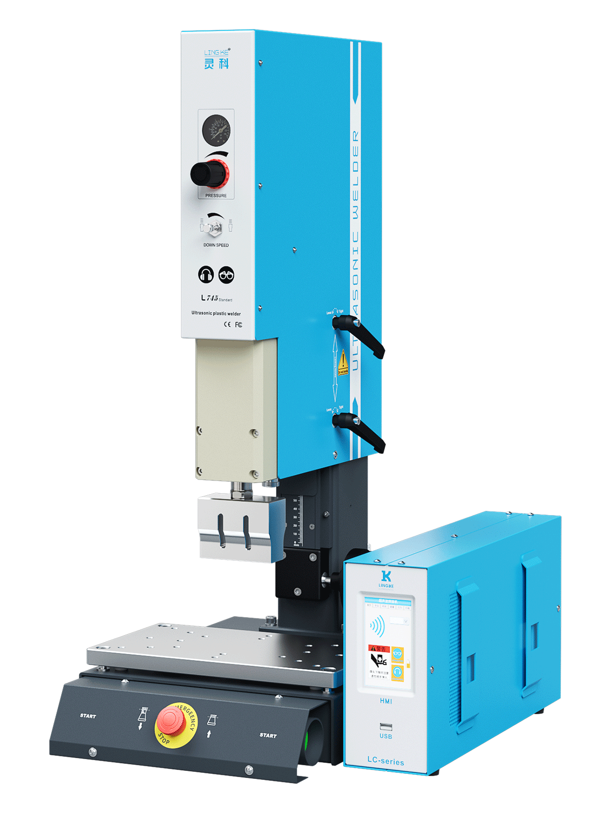 靈科超聲波塑料焊接機(jī) 35kHz-1200W L745 Standard 數(shù)字
